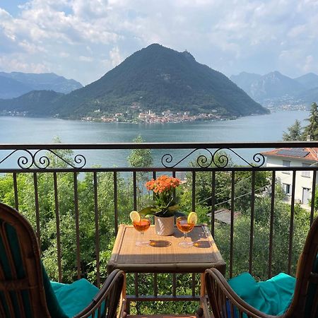 Appartamento Lake View Di Villa Giuliana Sulzano Buitenkant foto