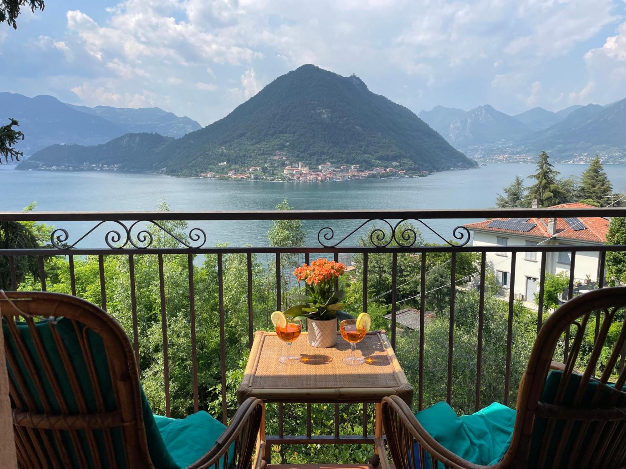 Appartamento Lake View Di Villa Giuliana Sulzano Buitenkant foto
