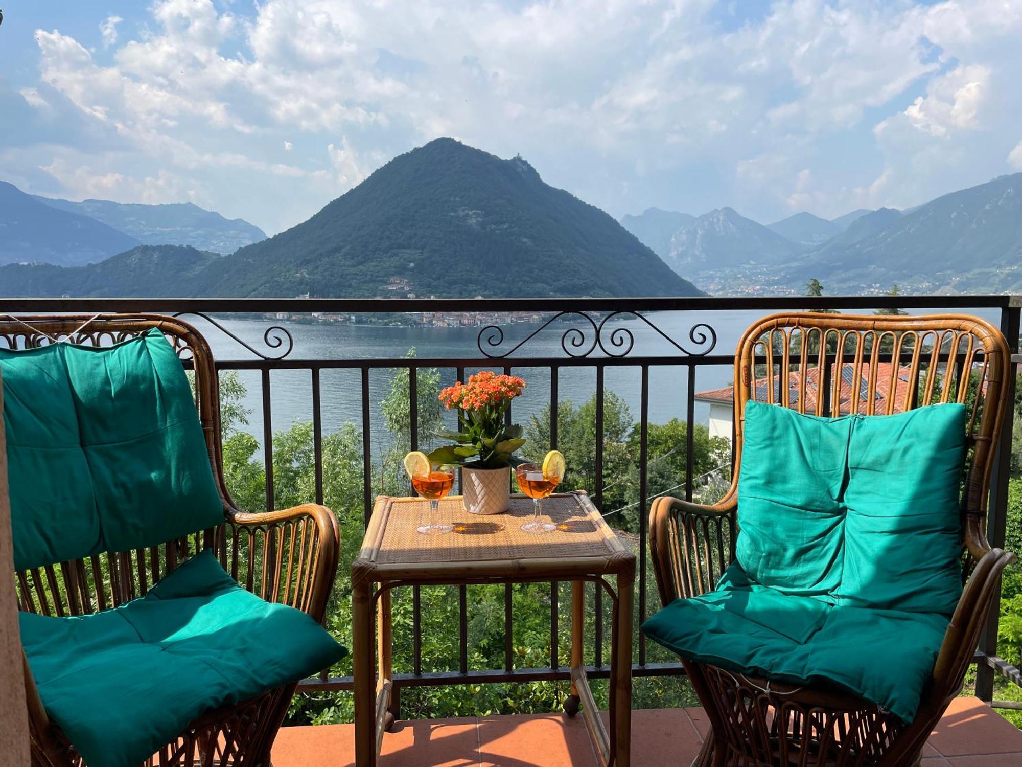 Appartamento Lake View Di Villa Giuliana Sulzano Buitenkant foto